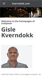 Mobile Screenshot of kverndokk.com